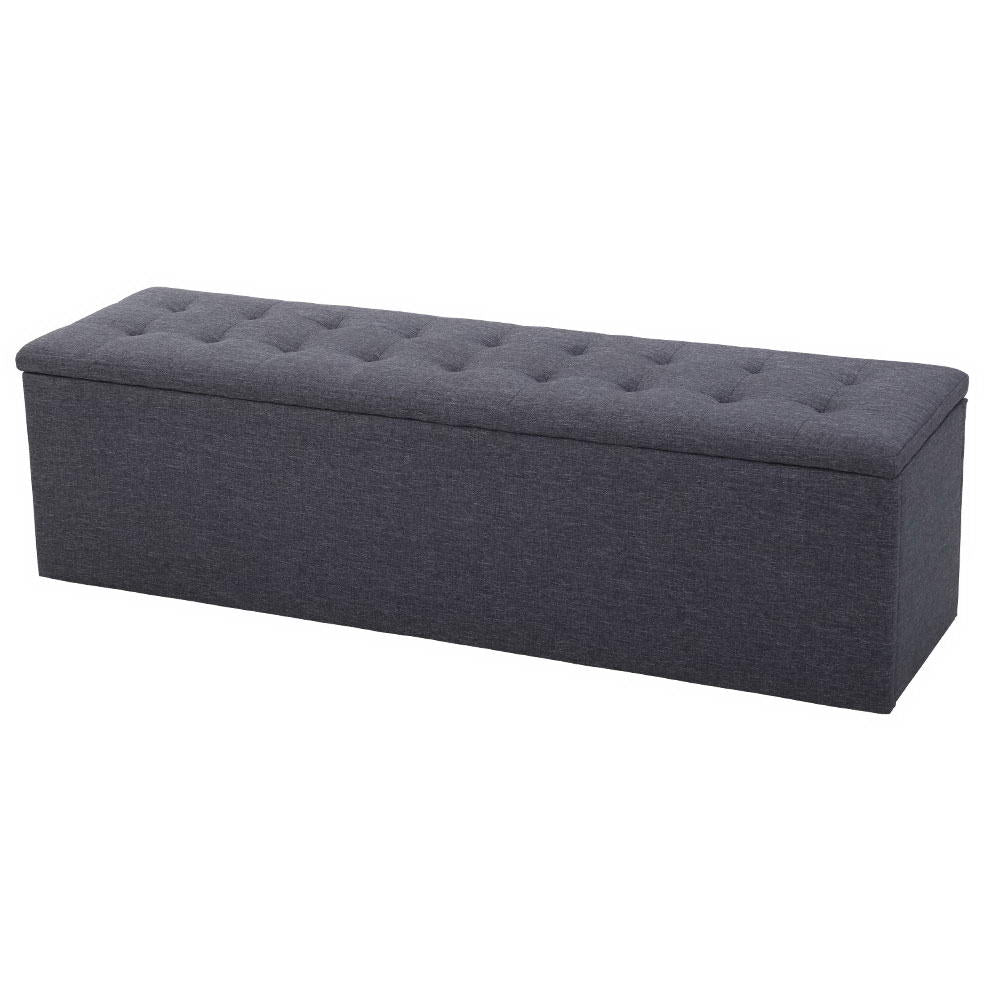 Grey Storage Ottoman / Indoor Storage Box