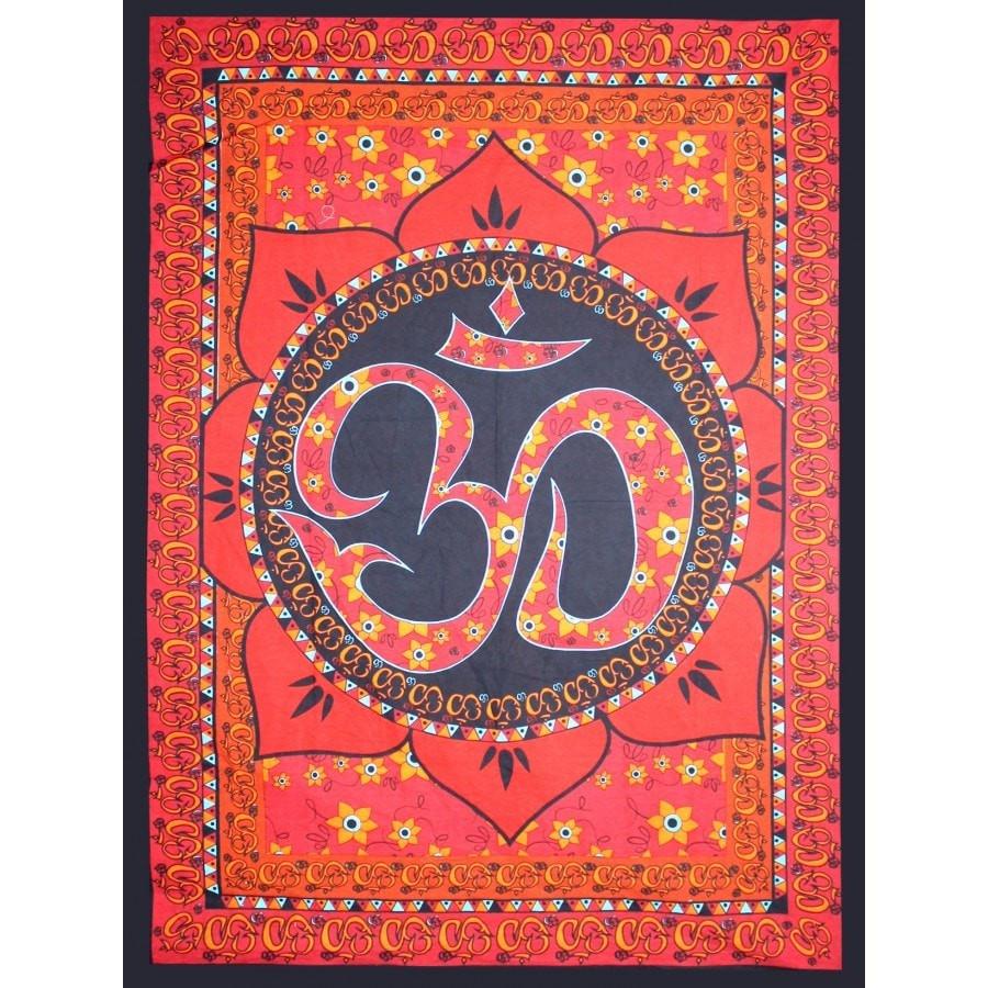 Om Lotus Tapestry