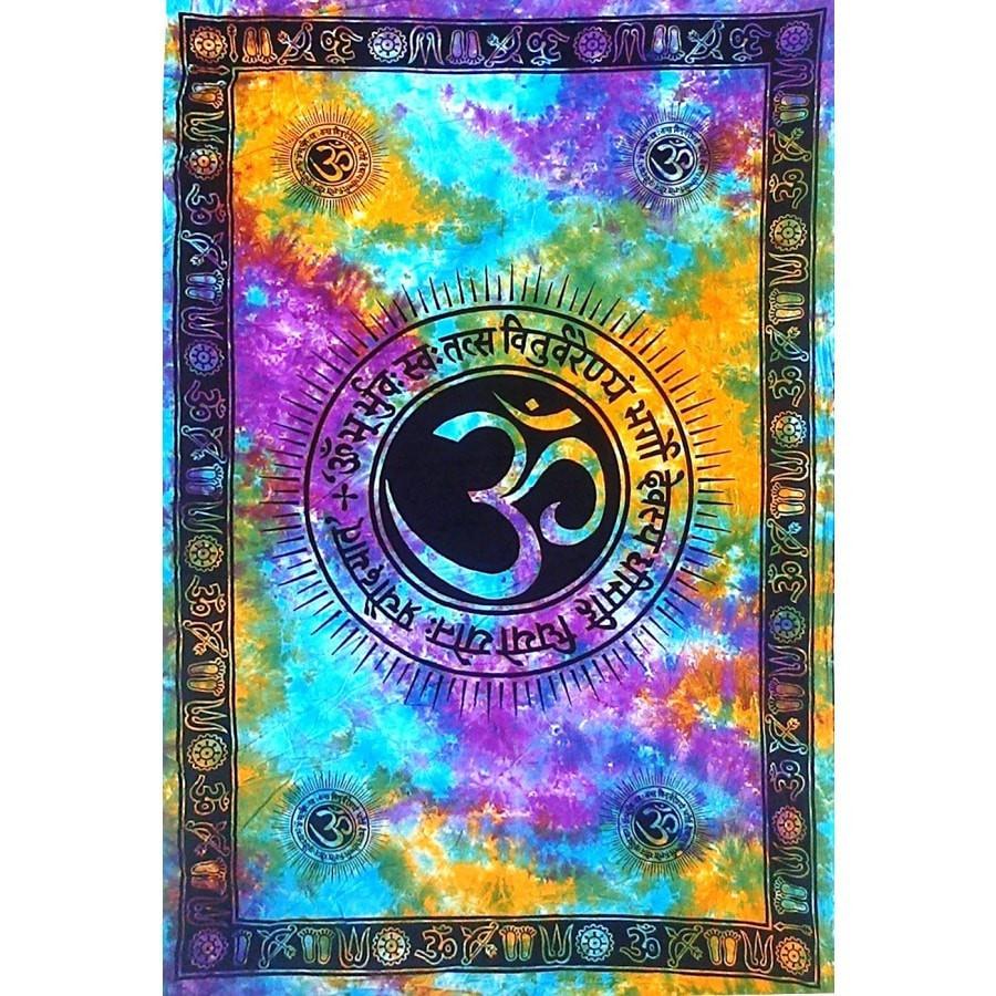 Om Tie Dye Tapestry