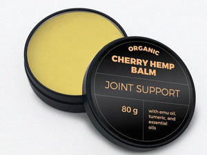 Organic Cherry And Hemp Joint Balm - 80g