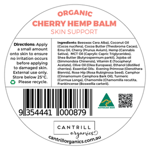 Organic Cherry And Hemp Skin Support - 80g