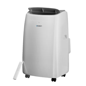 Devanti 12000BTU Portable Air Conditioner | Cooling, Mobile Fan Cooler, Remote, 3300W