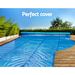 Aquabuddy Solar Swimming Pool Cover Roller | 400 Micron Blanket, Adjustable | 6.5x3M