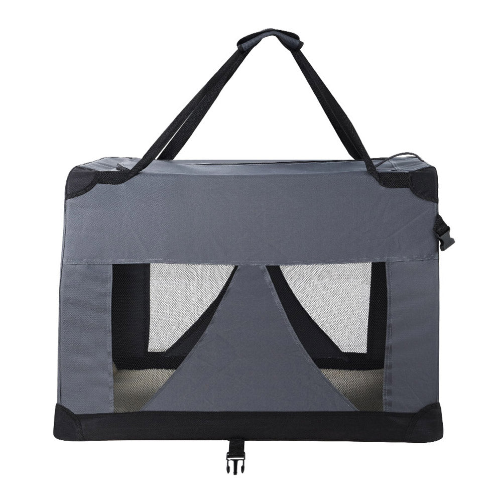 i.Pet Pet Carrier Soft Crate Dog Cat Travel Portable Cage Kennel Foldable Car XL - The Hippie House