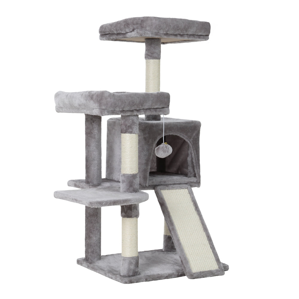 i.Pet Cat Tree Tower 103cm | Wood Scratching Post & Condo