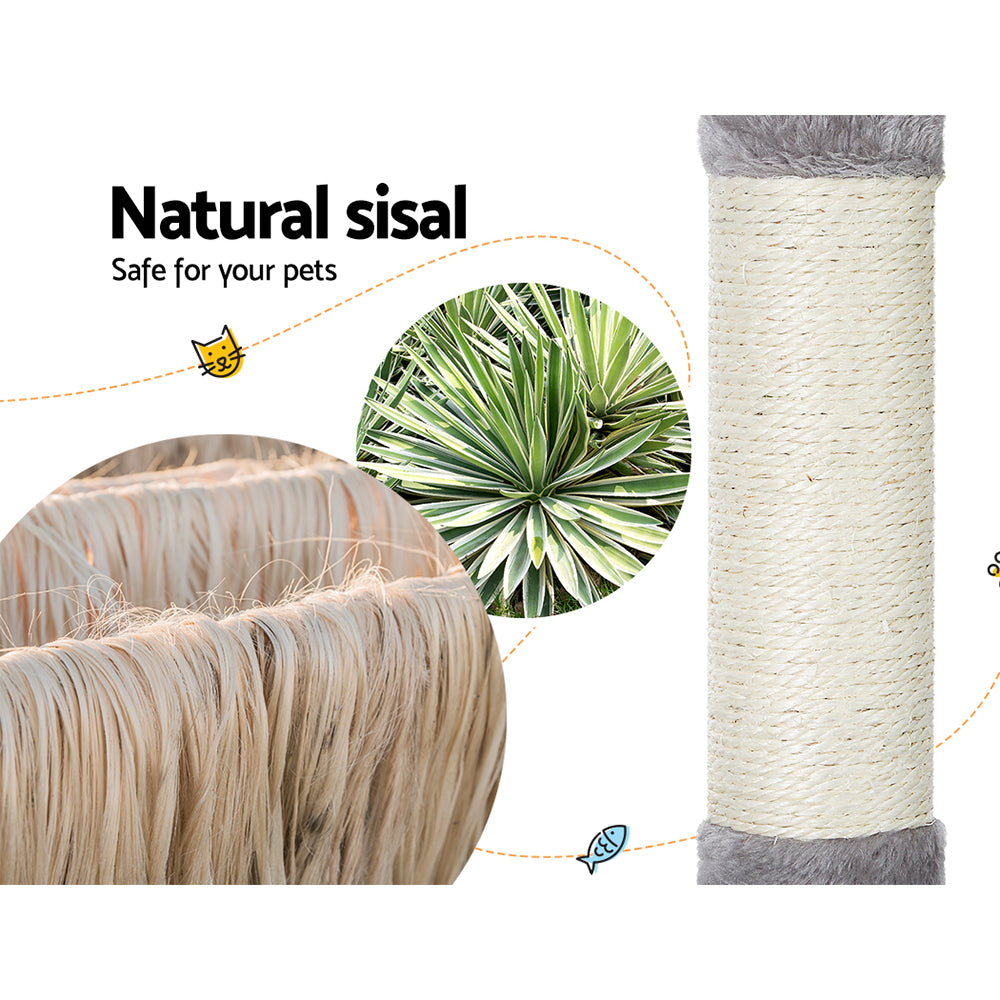 i.Pet Cat Tree Tower 103cm | Wood Scratching Post & Condo