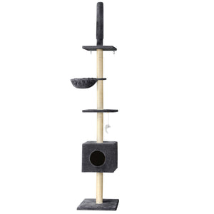 i.Pet Cat Tree Tower Scratching Post | Wood Bed Condo Toys House | 152cm