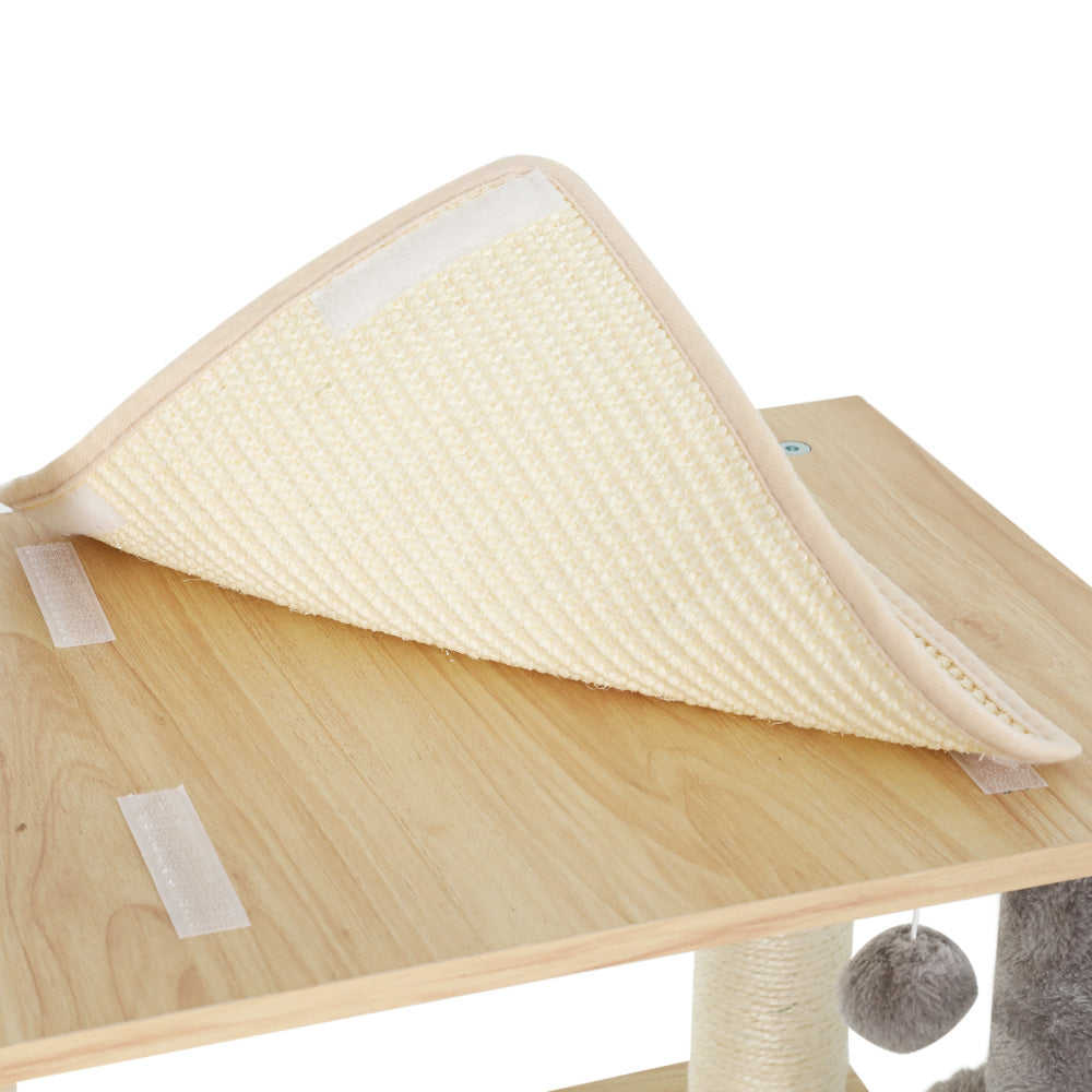 i.Pet Cat Tree Tower Scratching Post | Wood Bed Condo Toys House | 152cm