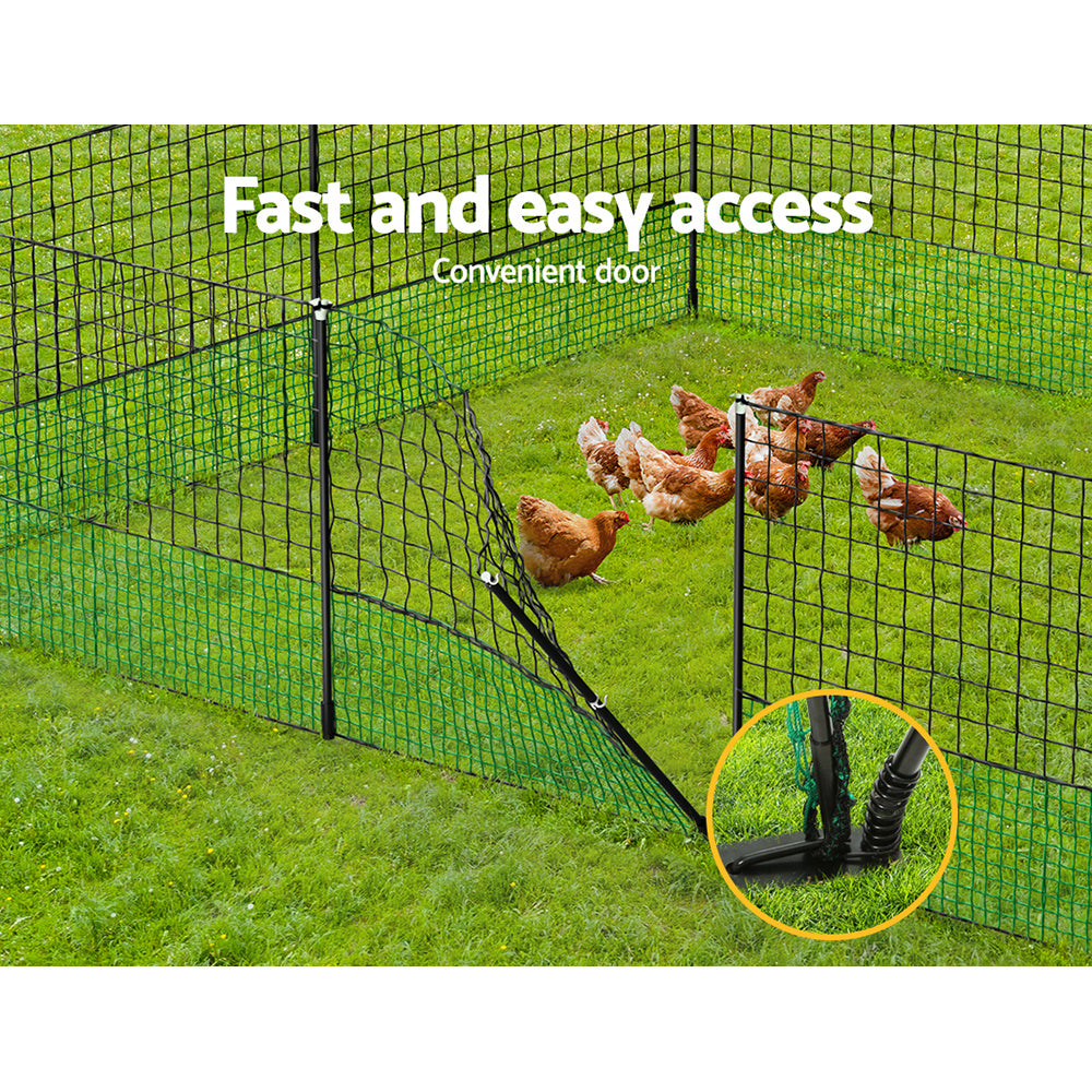 i.Pet Poultry Chicken Fence Netting Electric Wire (25Mx125CM)