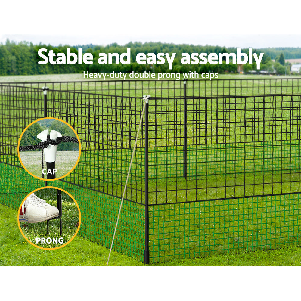 i.Pet Poultry Chicken Fence Netting Electric Wire (25Mx125CM)