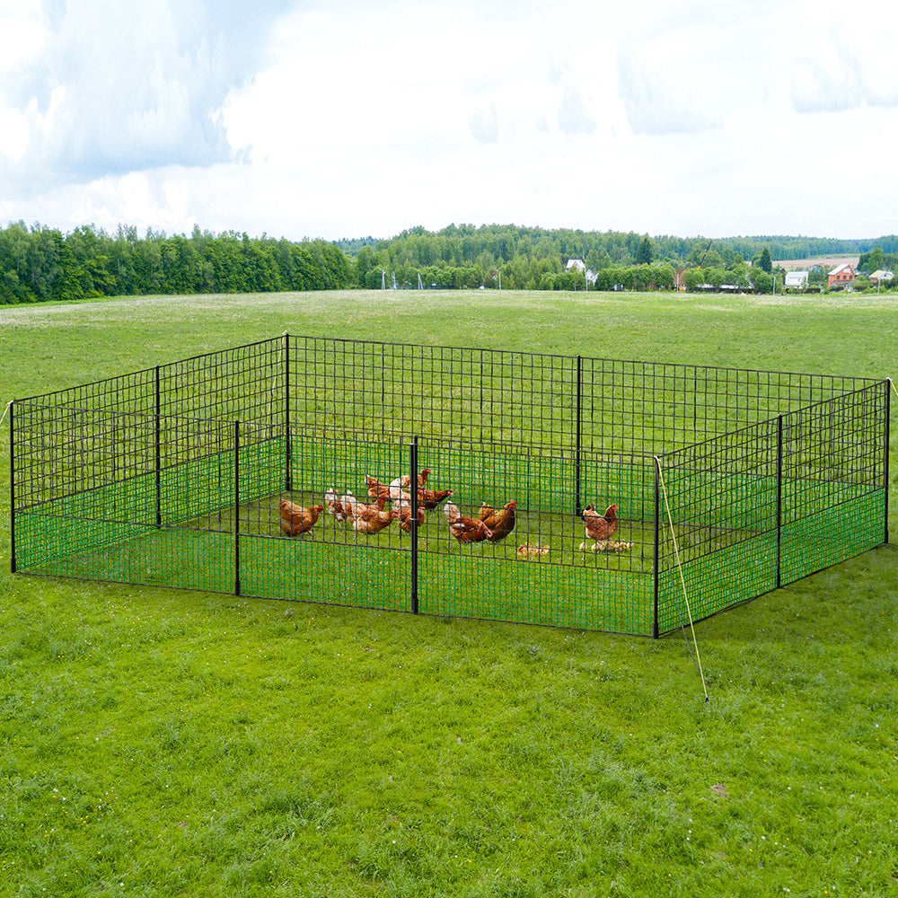 i.Pet Poultry Chicken Fence Netting Electric Wire (25Mx125CM)