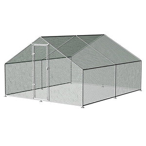 Chicken Coop Cage | Large Walk-In | 3mx4mx2m | Hutch/Cover