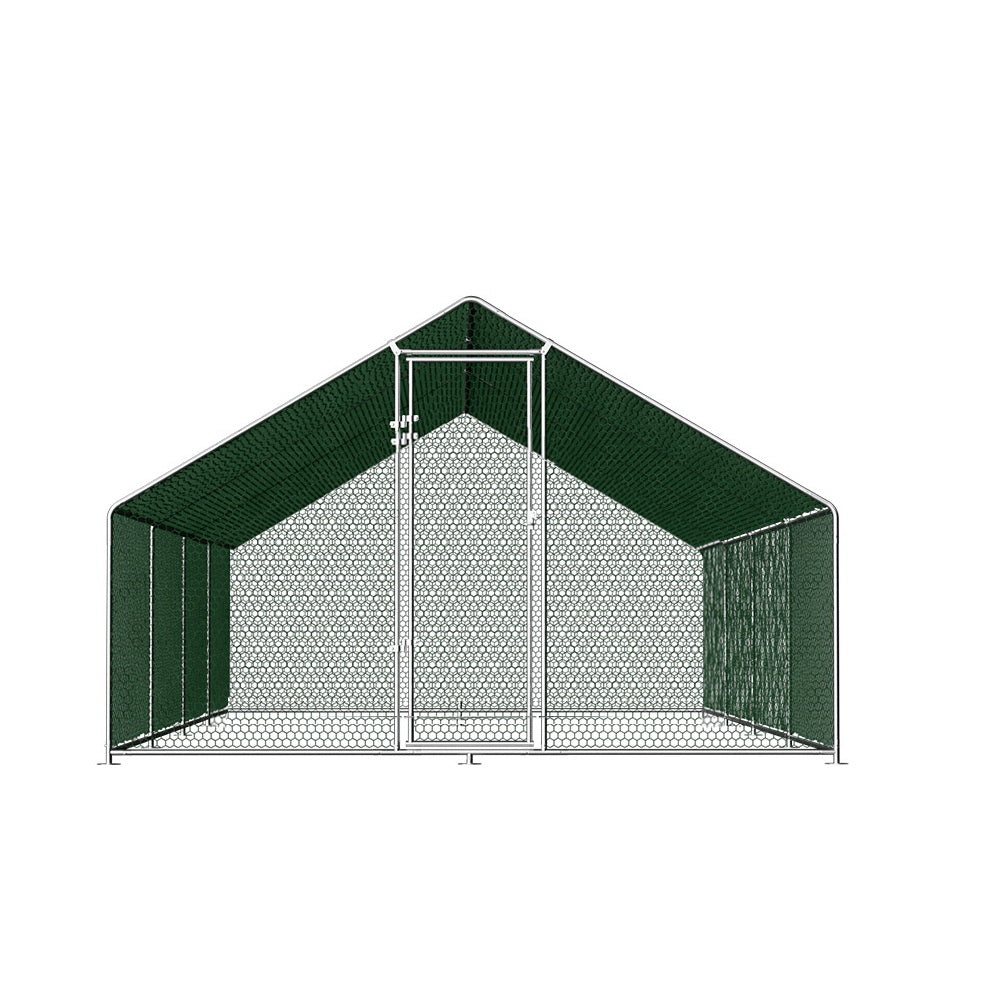 i.Pet Large Walk-In Chicken Coop | Rabbit Hutch with Cover | 8m x 3m x 2m
