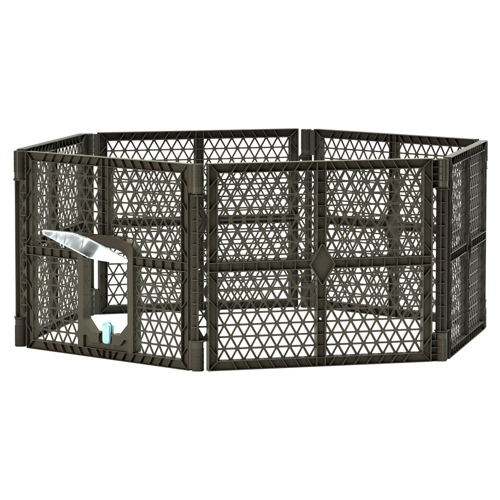 i.Pet Pet Dog Playpen Enclosure - 6 Panel Foldable Puppy Cage | Plastic Play Pen