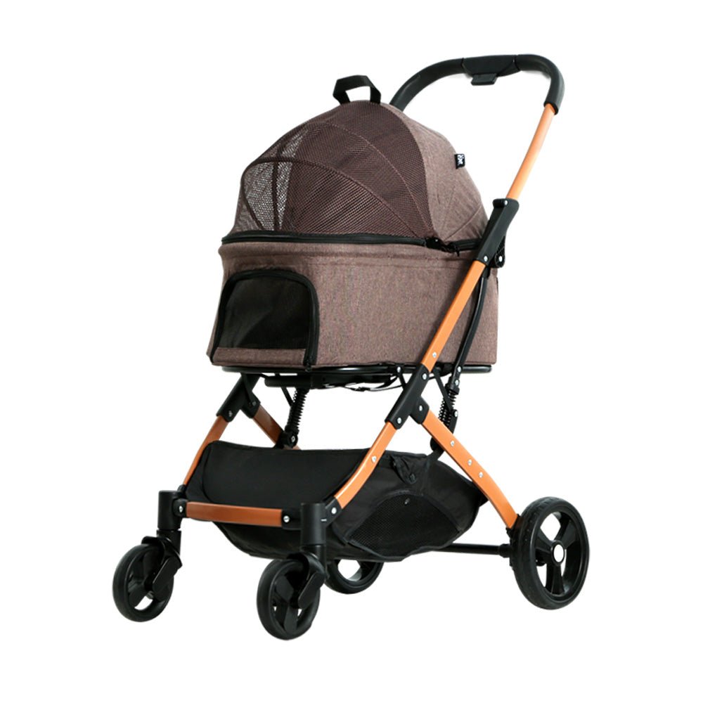Pet Stroller | i.Pet | Dog Pram | Large Cat Carrier | Travel Pushchair | Foldable | 4 Wheels
