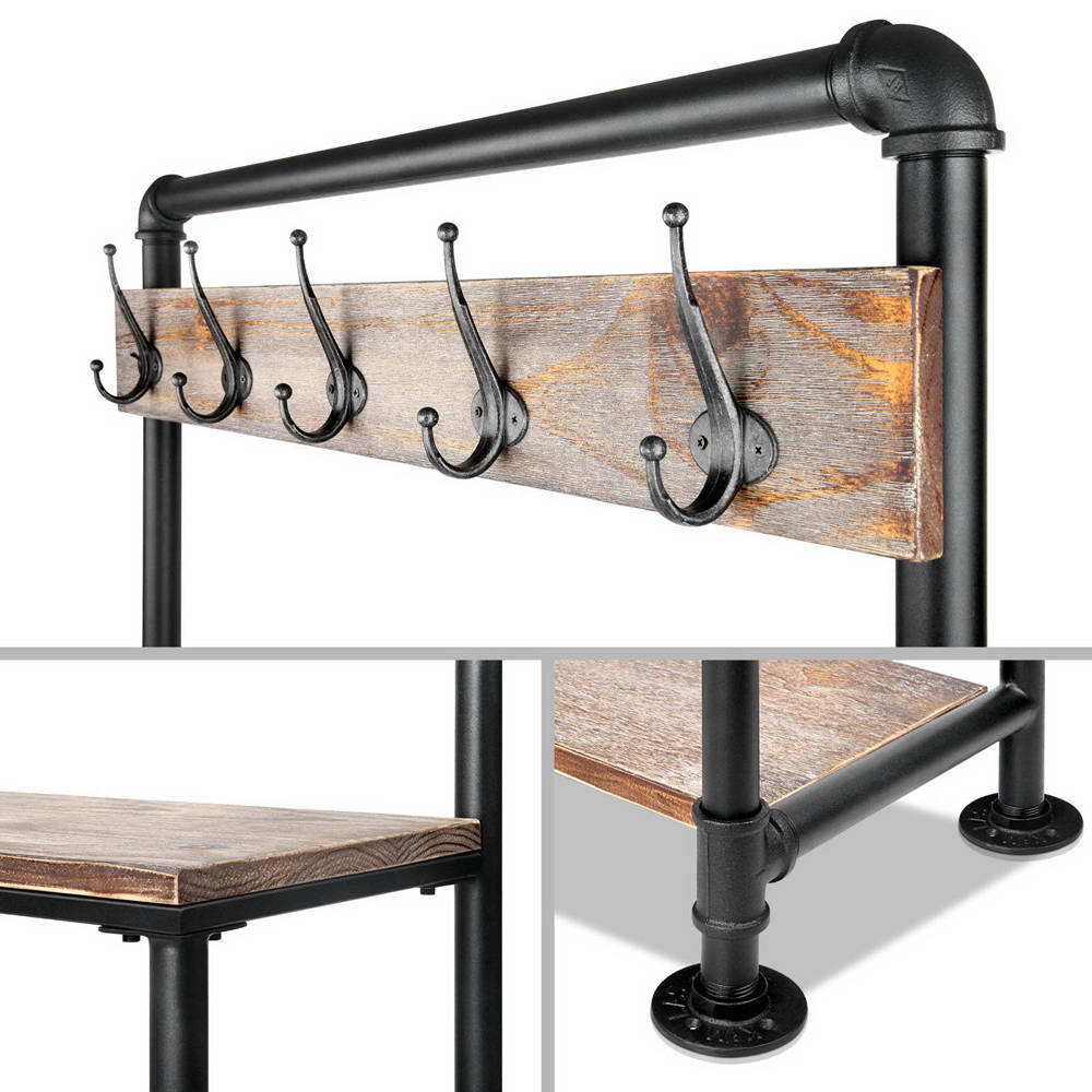 Vintage Clothing Shoe Rack / Coat Stand