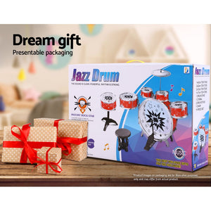 Keezi 11 Piece Kids Drum Set