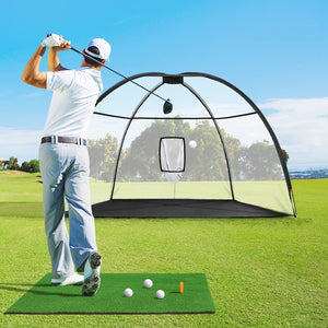 Golf Practice Net - 3.5M with Driving Mat, Training Target, Hitting Mat by Everfit