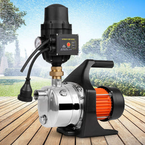 Giantz 1500W High Pressure Garden Water Pump with Auto Controller - 4,320L/H - 52m Head