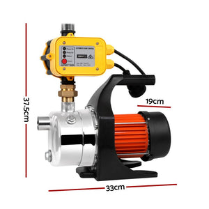 Giantz 1500W High Pressure Garden Water Pump with Auto Controller - 72L/min - 52m Head