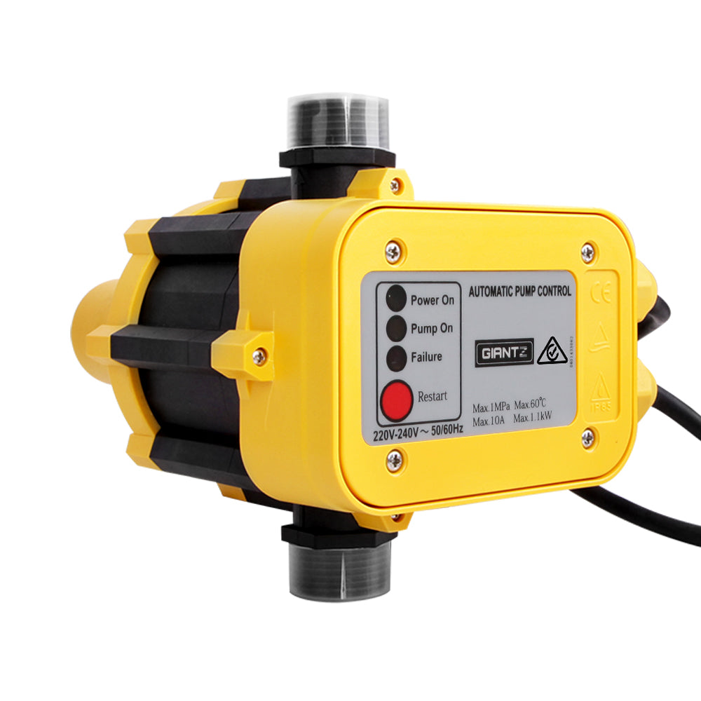 Giantz 800W High Pressure Garden Water Pump with Auto Controller - 54L/min - 40m Head