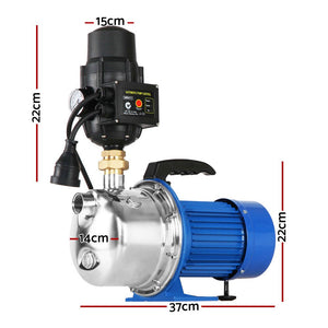 Giantz 2300W High Pressure Garden Jet Water Pump with Auto Controller - 72000L/H - 80m Head