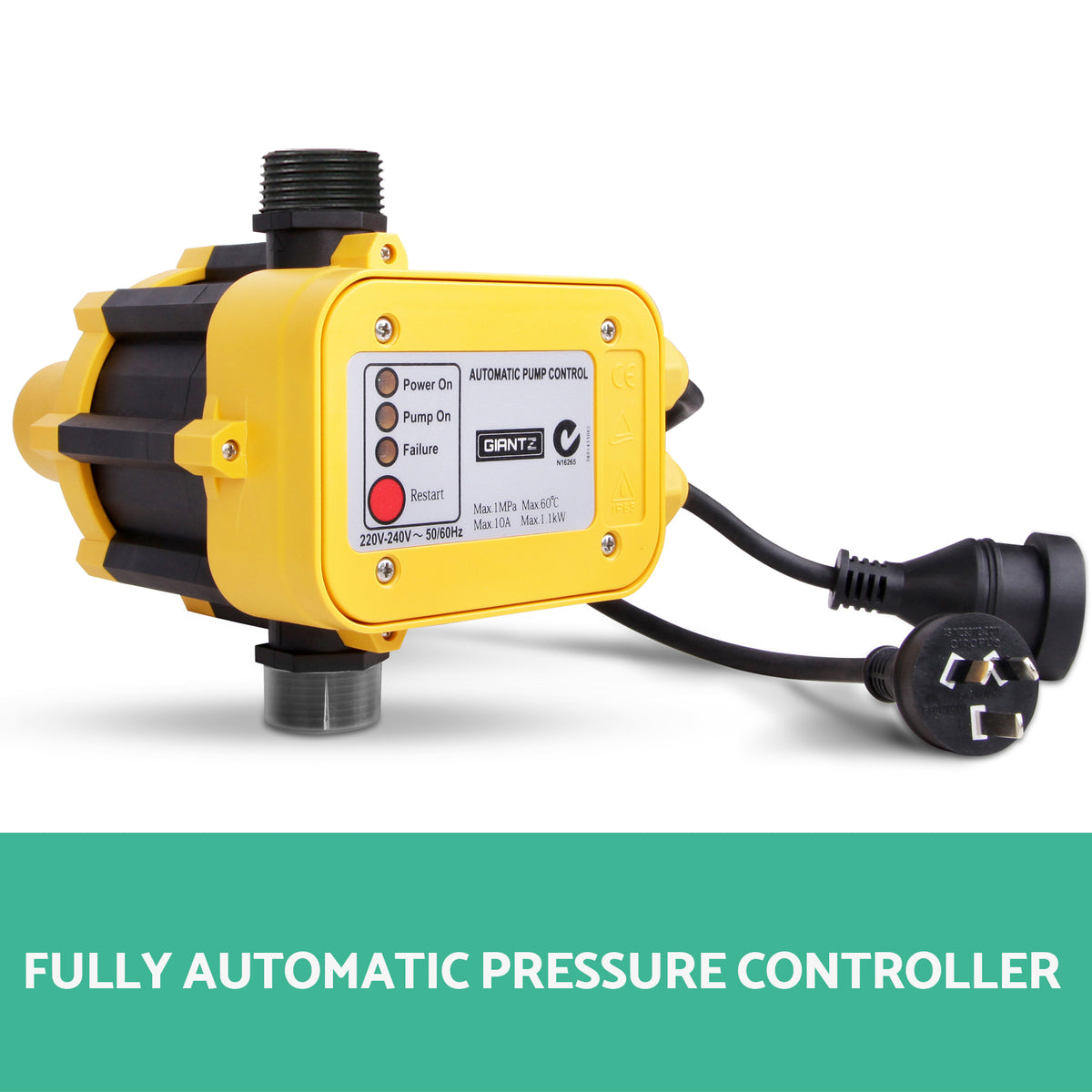 Giantz 2300W High Pressure Jet Water Pump with Auto Controller - 7200L/H - 80m Head