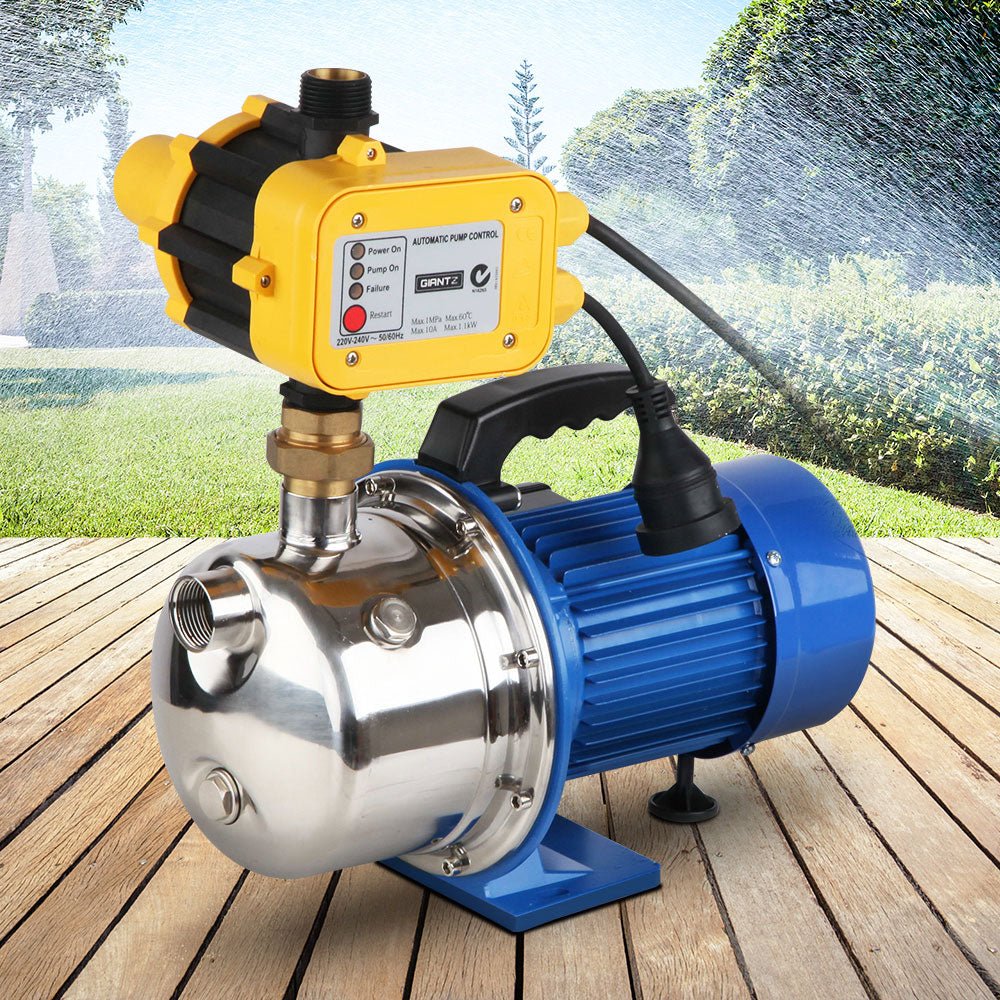 Giantz 2300W High Pressure Jet Water Pump with Auto Controller - 7200L/H - 80m Head
