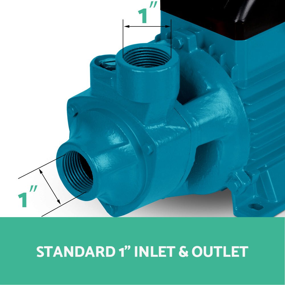 Giantz Auto Peripheral Water QB80 - 750W - 3300L/H - 60m Head