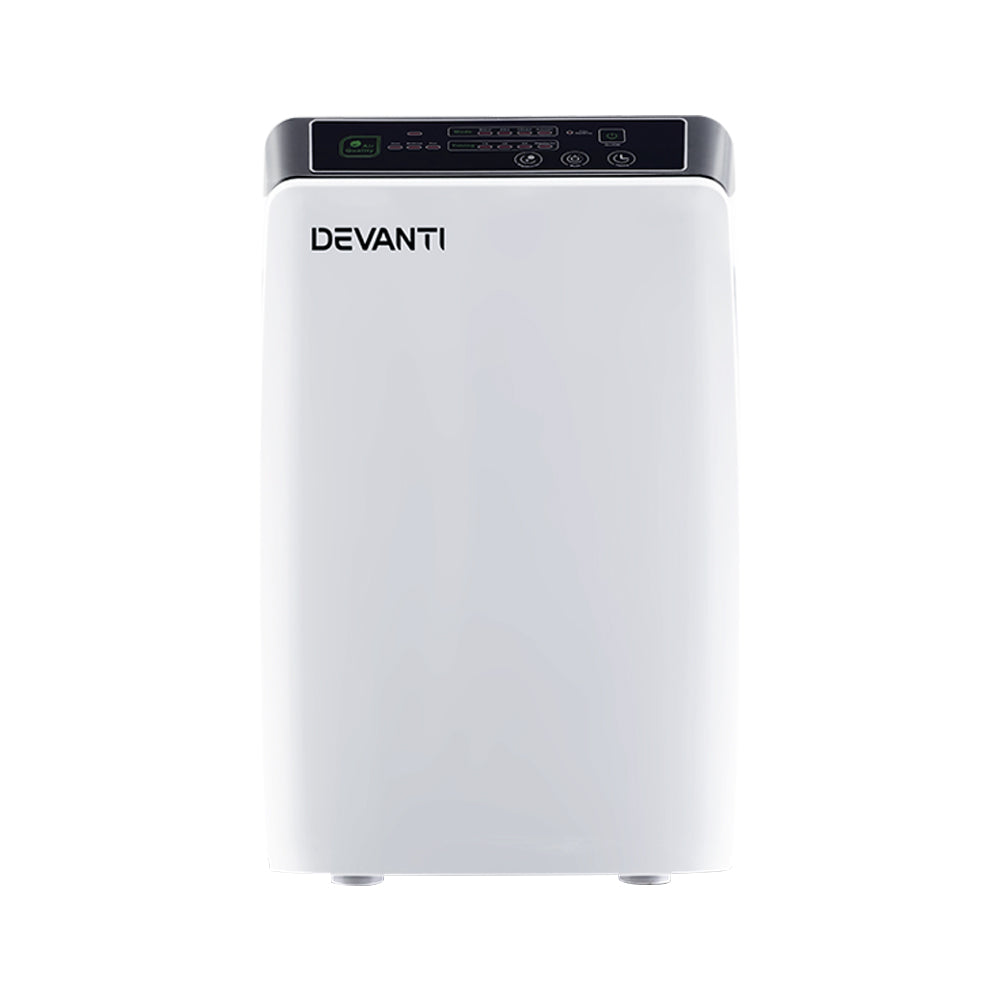 Devanti Air Purifier | HEPA Filter | Odour Virus Smoke PM2.5 Remover
