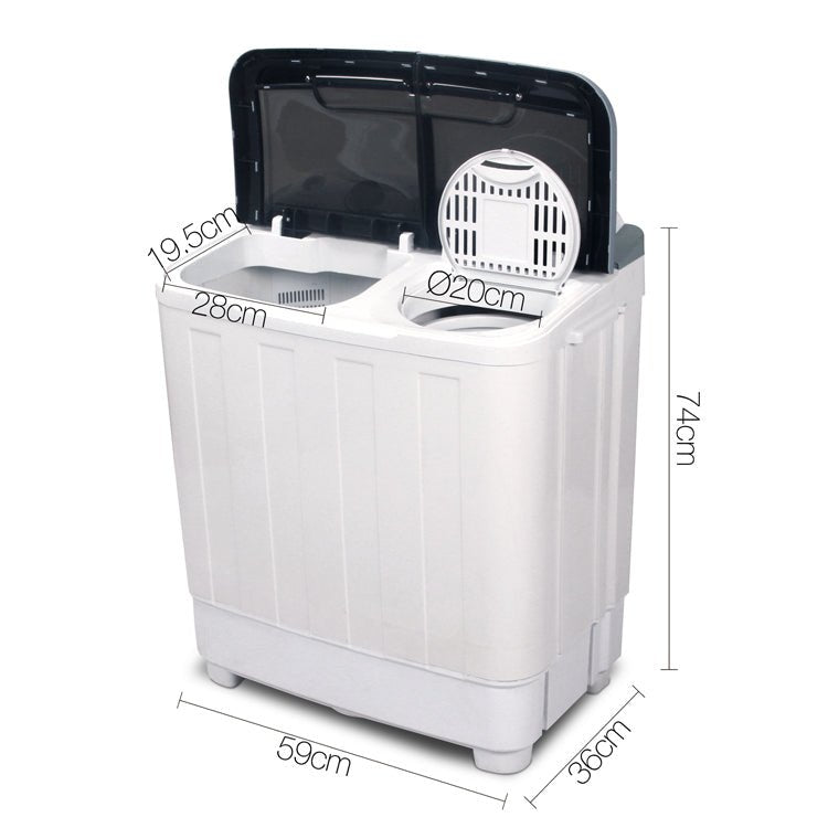 5KG Mini Portable Washing Machine | White