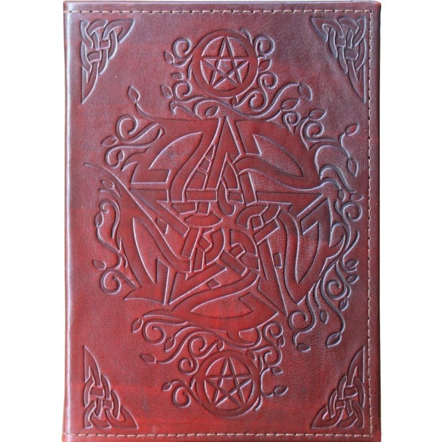 Pagan Pentacle Leather Journal