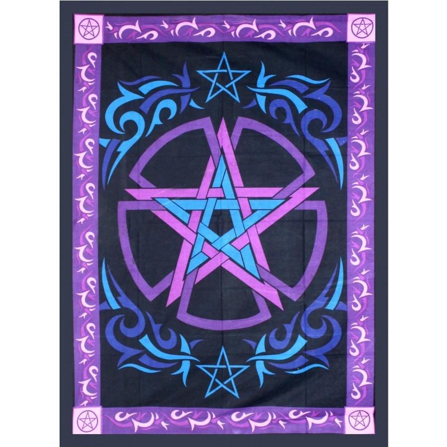 Purple Pentacle Tapestry