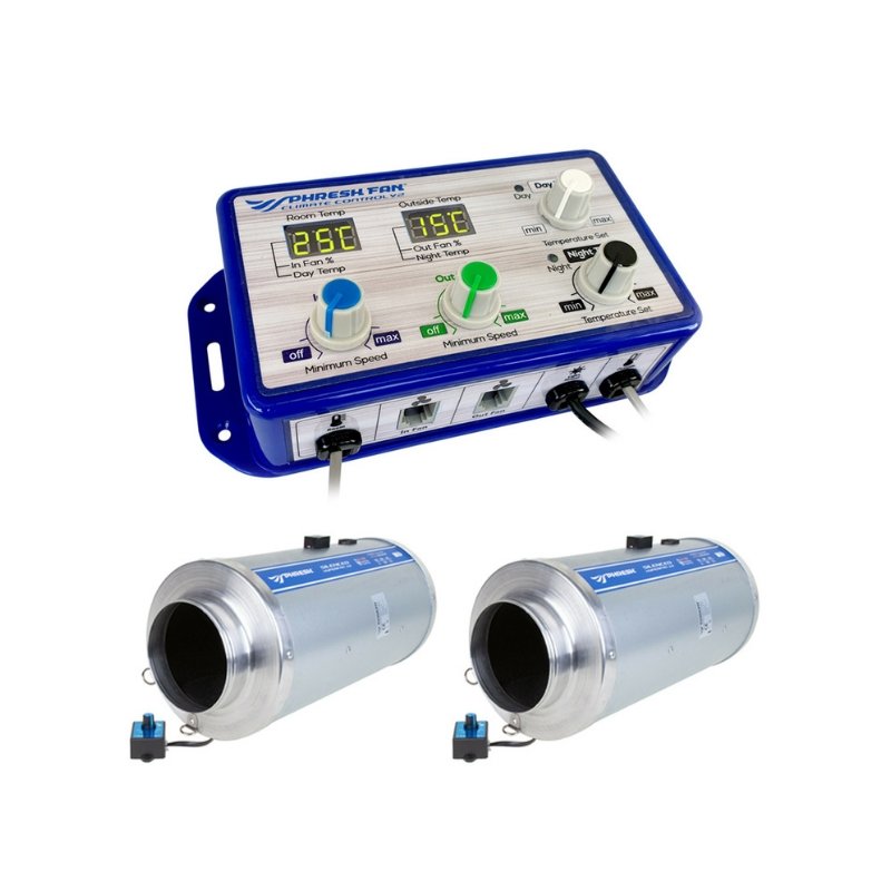 Phresh Silenced Hyperfan 6 Inch Ventilation Kit