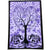 Purple Heart Shaped Tree Tapestry