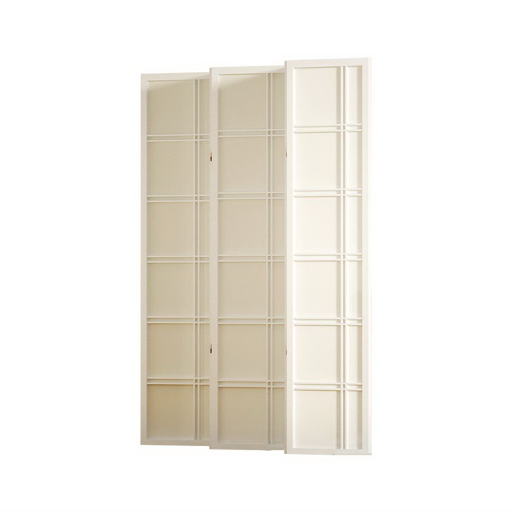 Room Divider Screen | Privacy | Wood Dividers | 6 Panel | Nova White