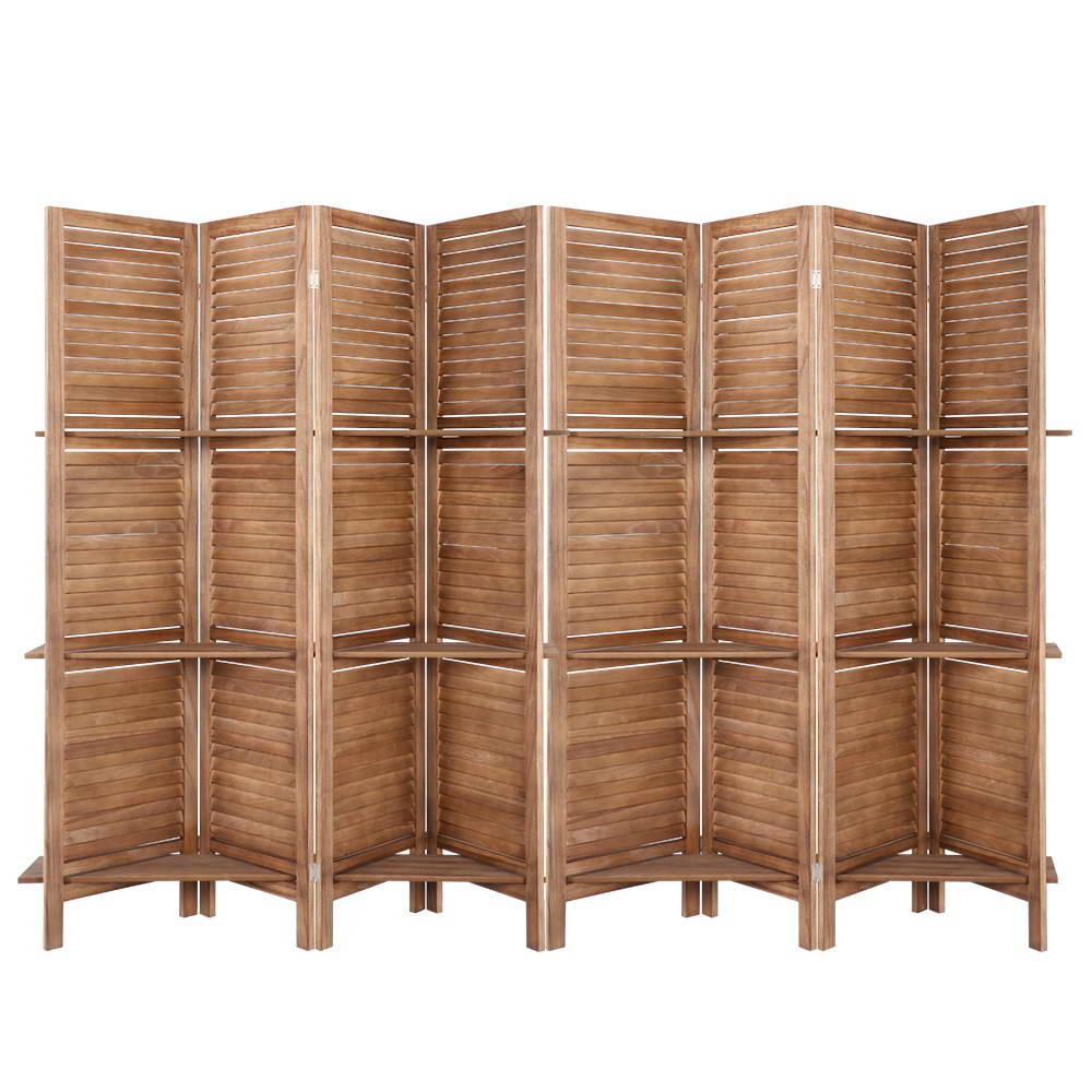 Foldable Timber 8 Panel Room Divider / Room Privacy Screen