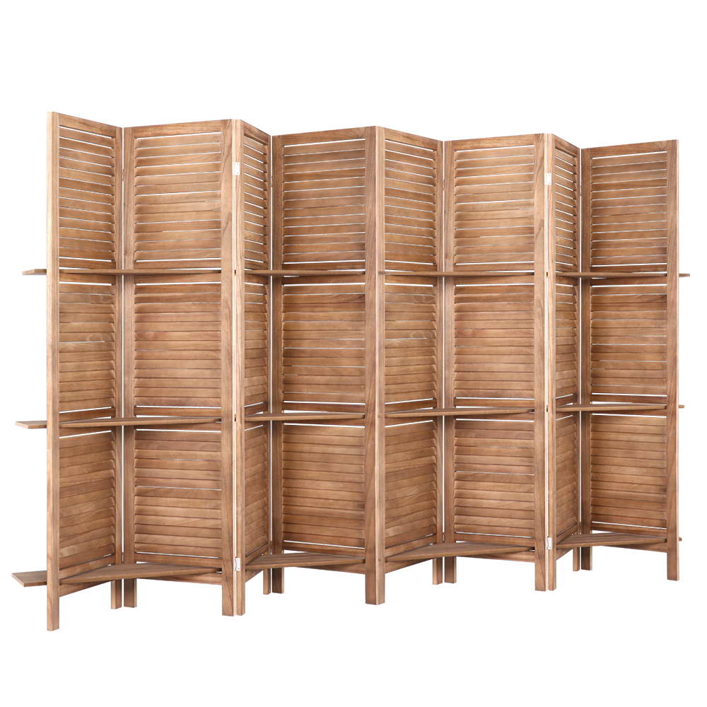 Foldable Timber 8 Panel Room Divider / Room Privacy Screen