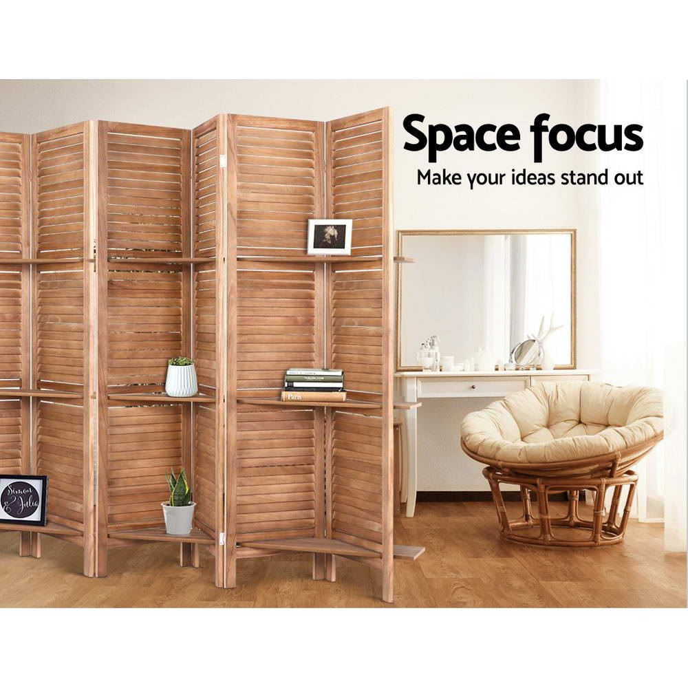 Foldable Timber 8 Panel Room Divider / Room Privacy Screen