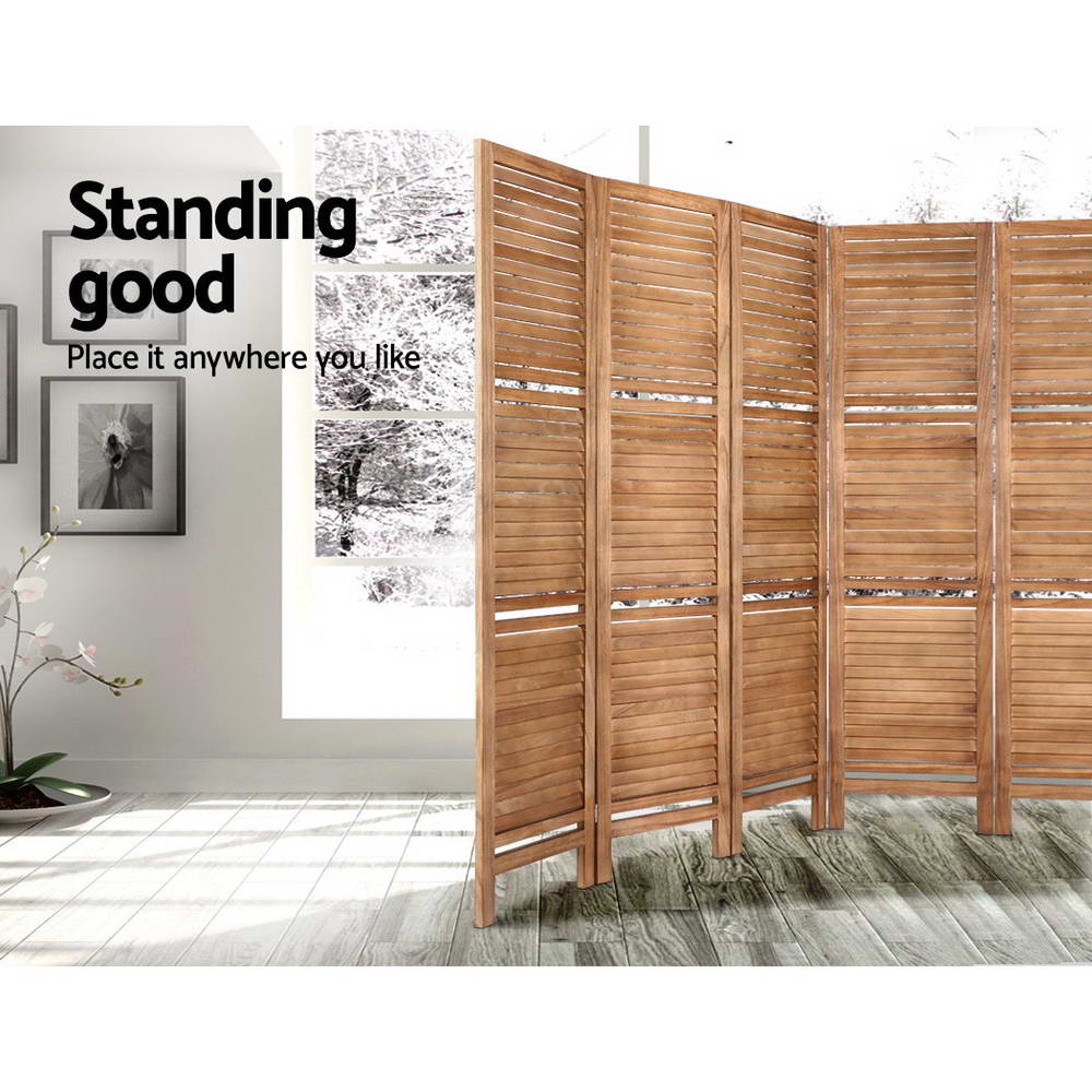 Foldable Timber 8 Panel Room Divider / Room Privacy Screen