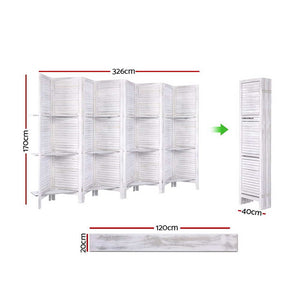 8 Panel Foldable Timber Privacy Dividers