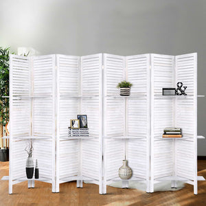 8 Panel Foldable Timber Privacy Dividers