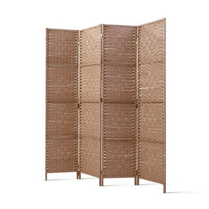 Foldable Timber 4 Panel Room Divider / Room Privacy Screen