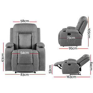 Heated Reclining Electric Massage Chair