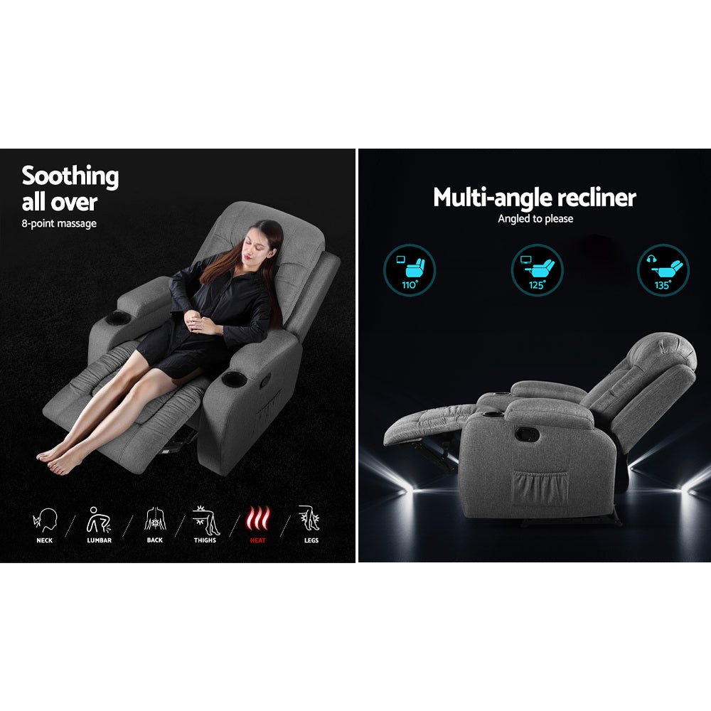 Heated Reclining Electric Massage Chair