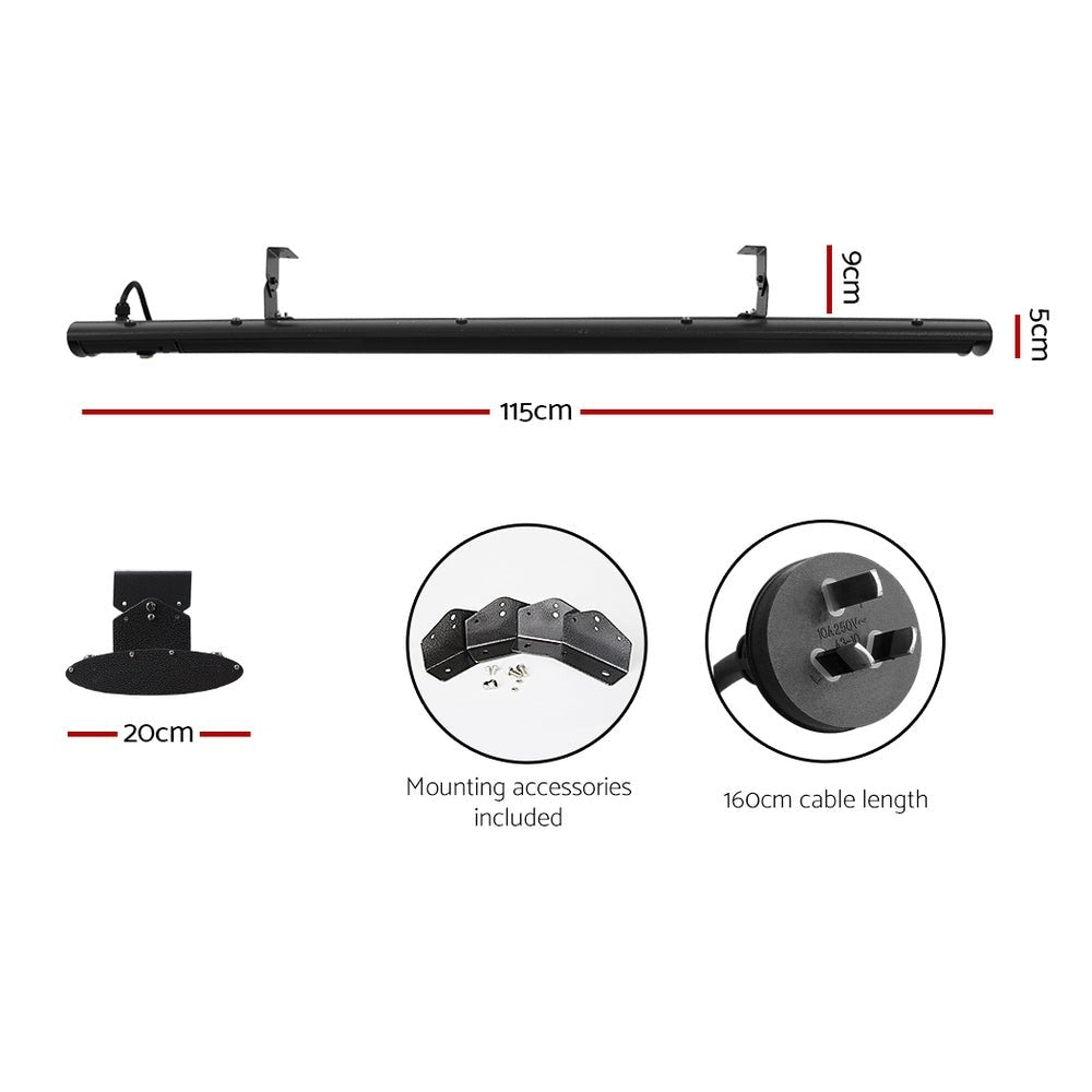 Electric Radiant Panel Strip Heater - 1800W