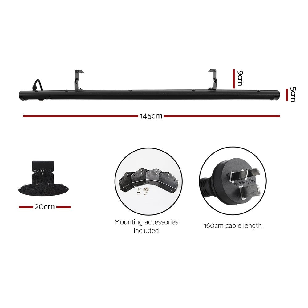 Electric Radiant Panel Strip Heater - 2400W