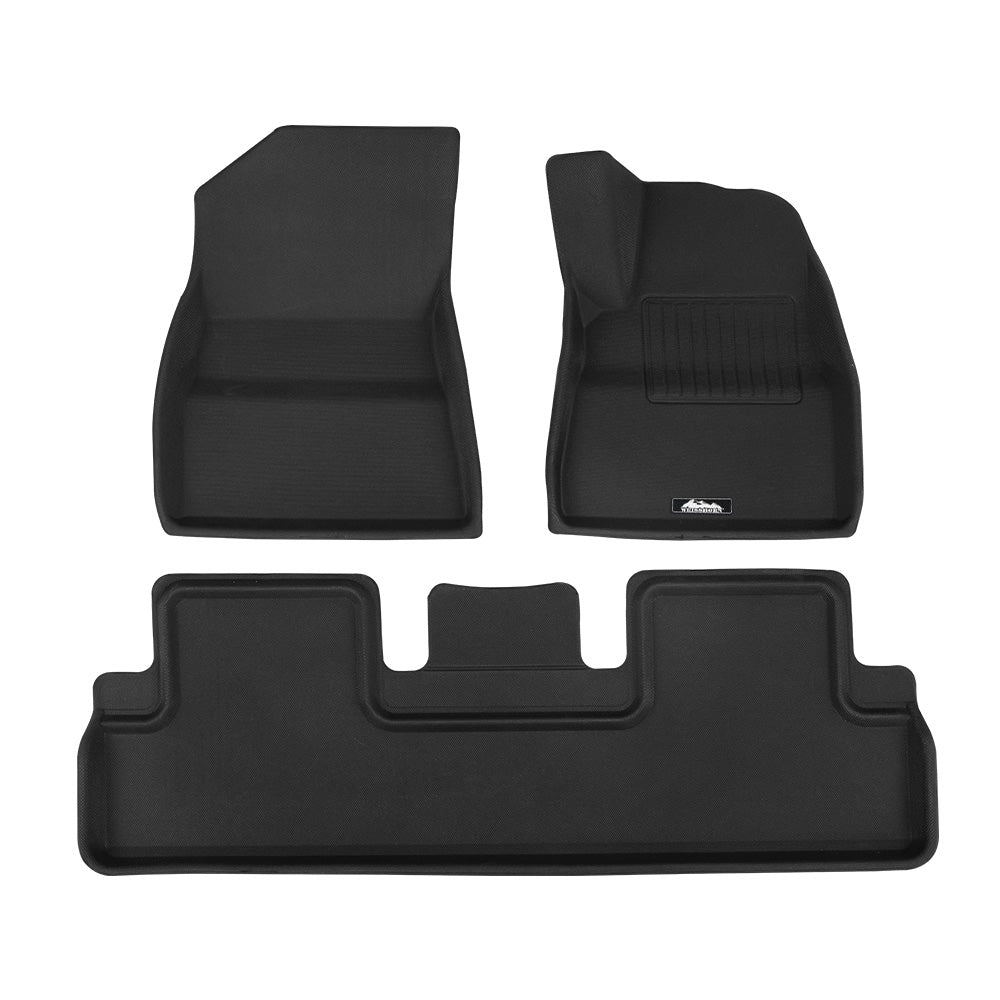 Weisshorn Car Rubber Floor Mats for Tesla Model 3 2021-2022 | Front and Rear