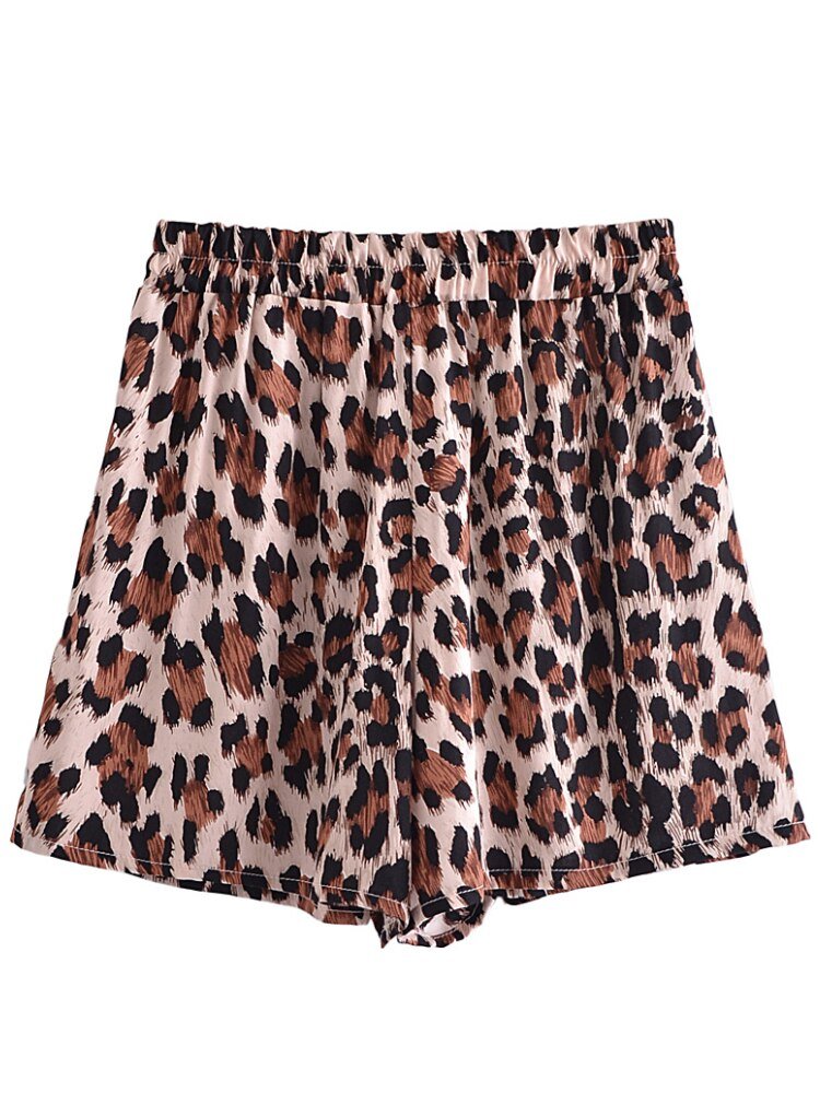 Women's Leopard Print Bohemian Pants | S-L