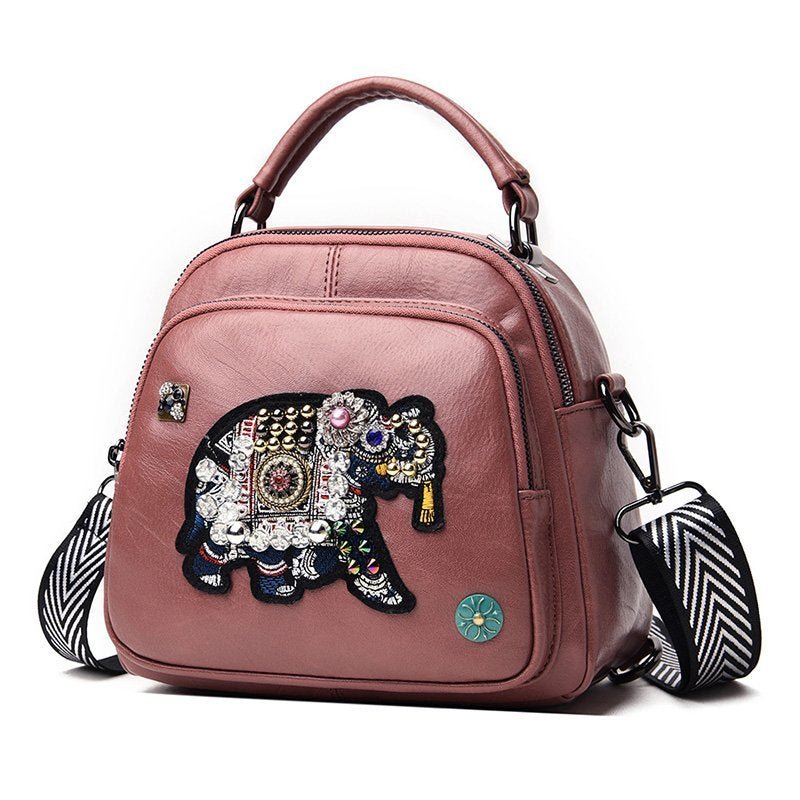 Cross Body / Handbag - Elephant Hippie Design - Various Colours